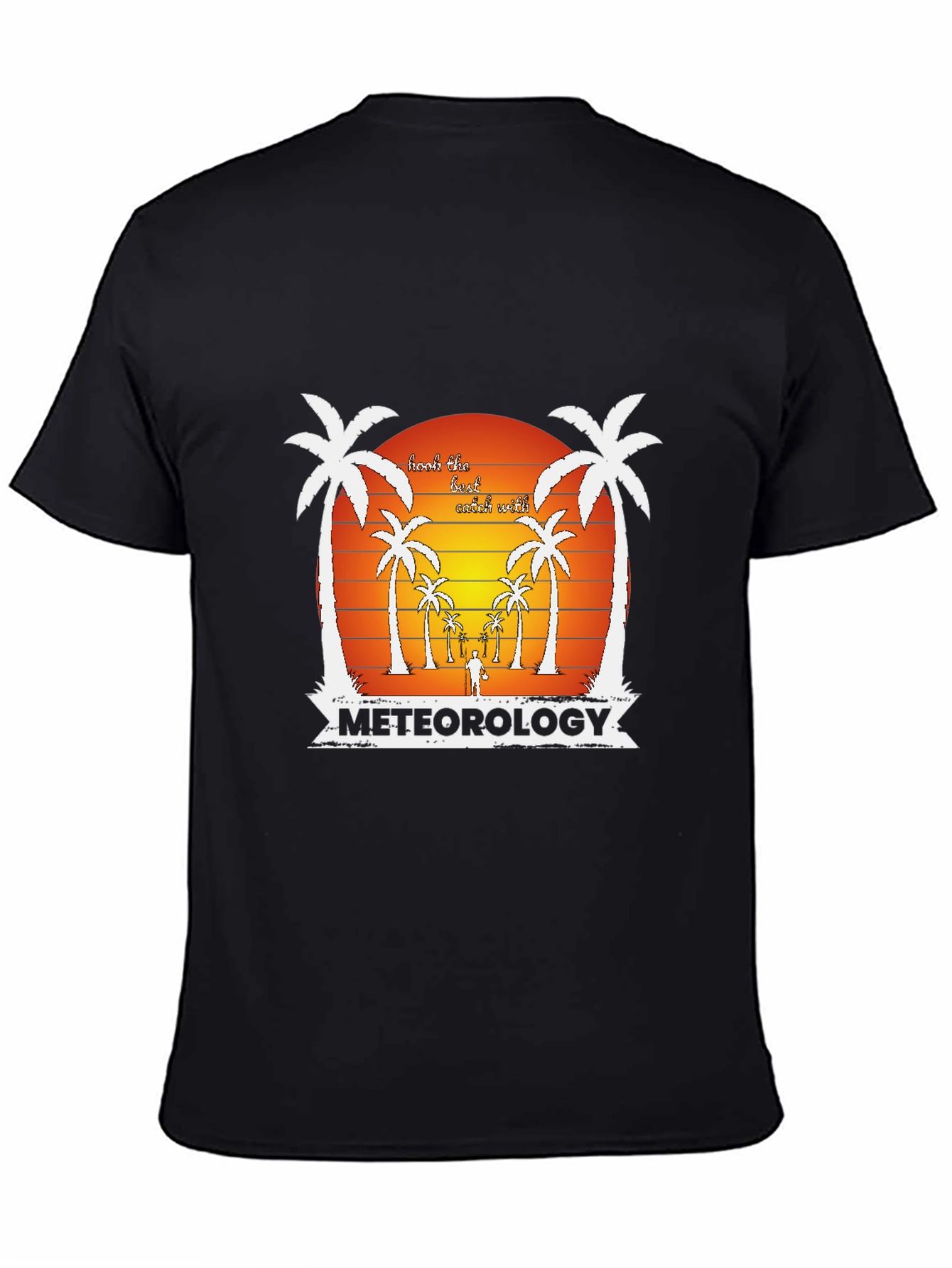 Meteorology Beach Scene Graphic T-Shirt