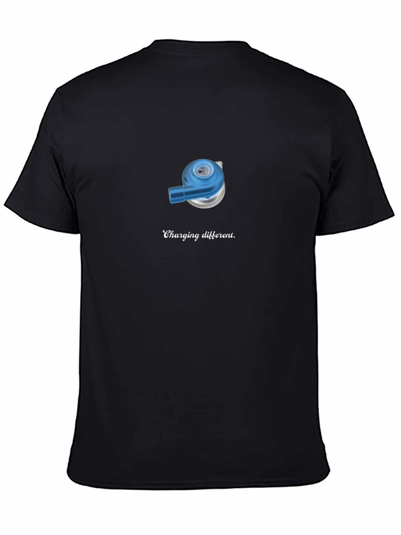 Charging Different T-Shirt - Black Cotton Tee