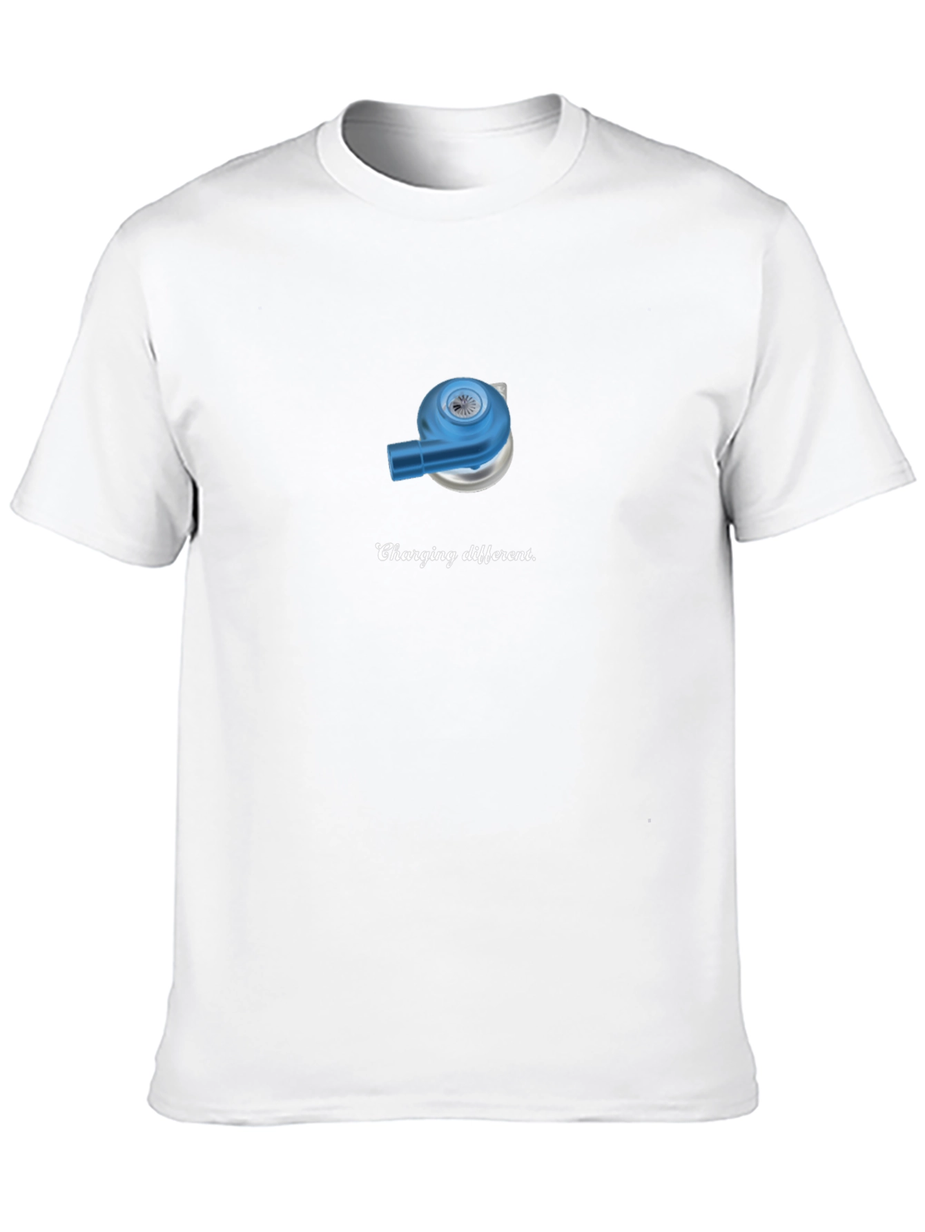 Charging Different T-Shirt - Black Cotton Tee
