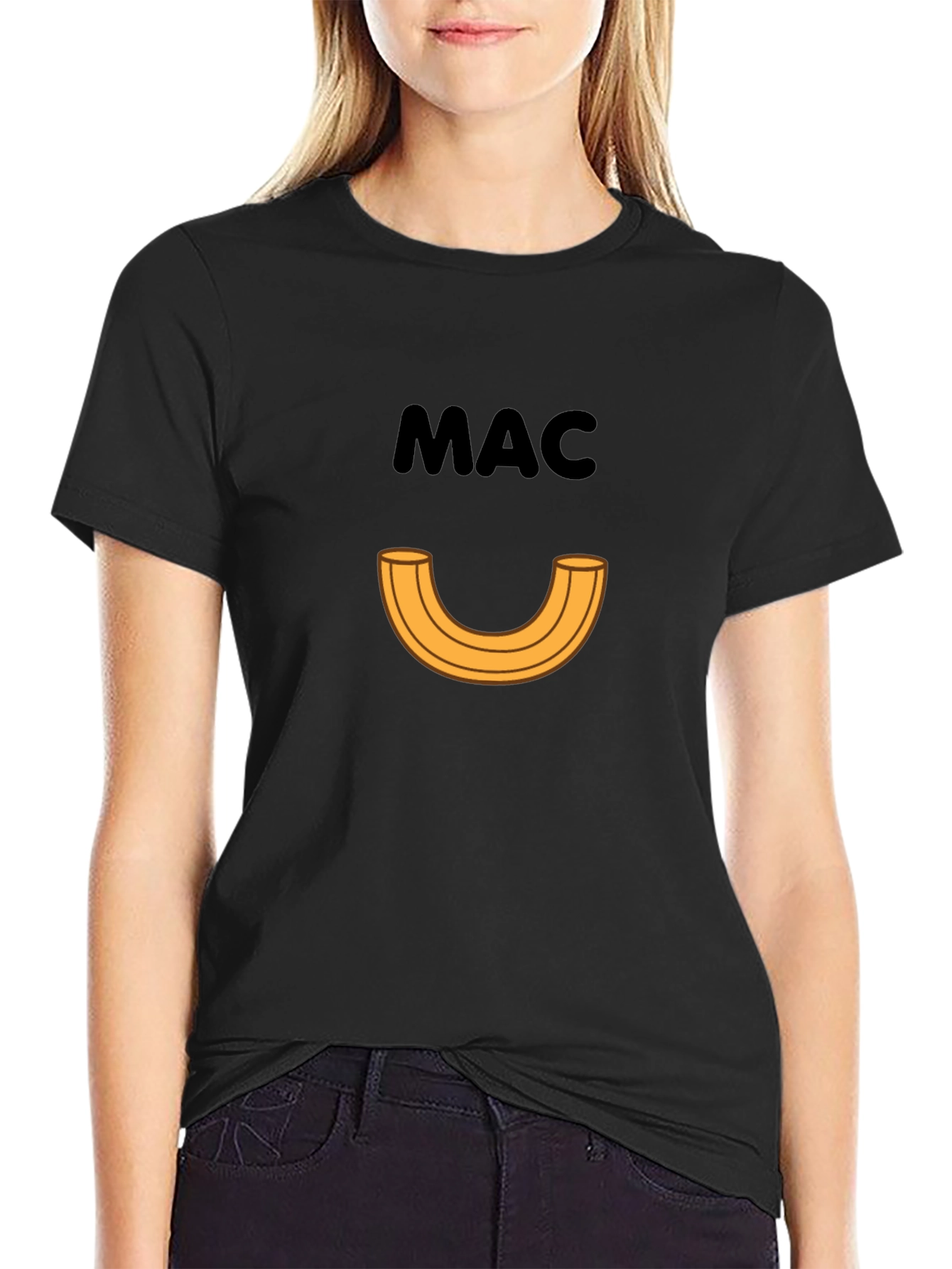 Macaroni Graphic Tee - Funny Foodie T-Shirt