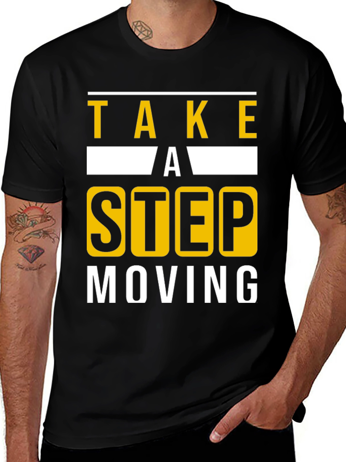 Take A Step Still Moving Graphic T-Shirt