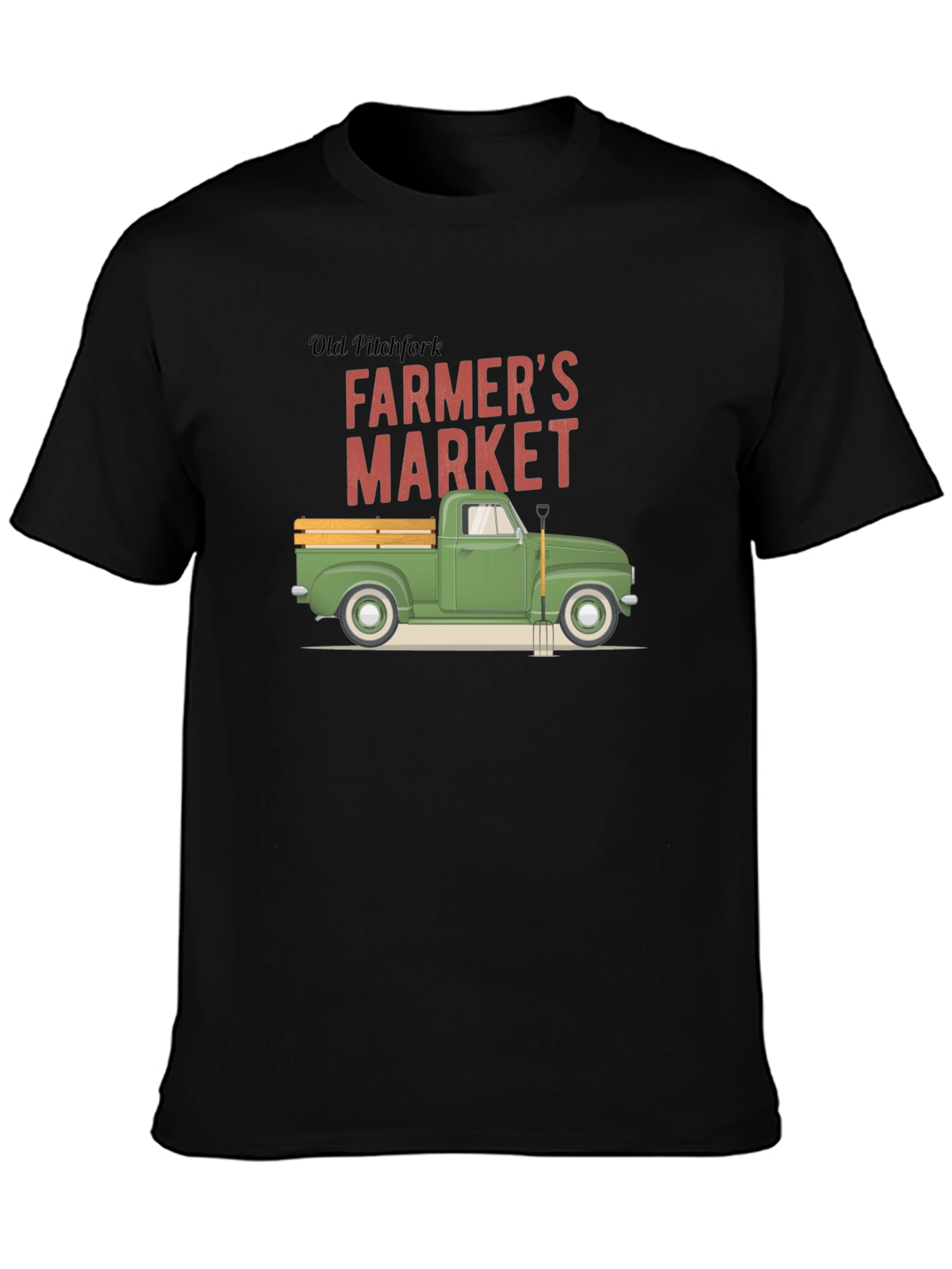 Farmers Market Truck Graphic T-Shirt