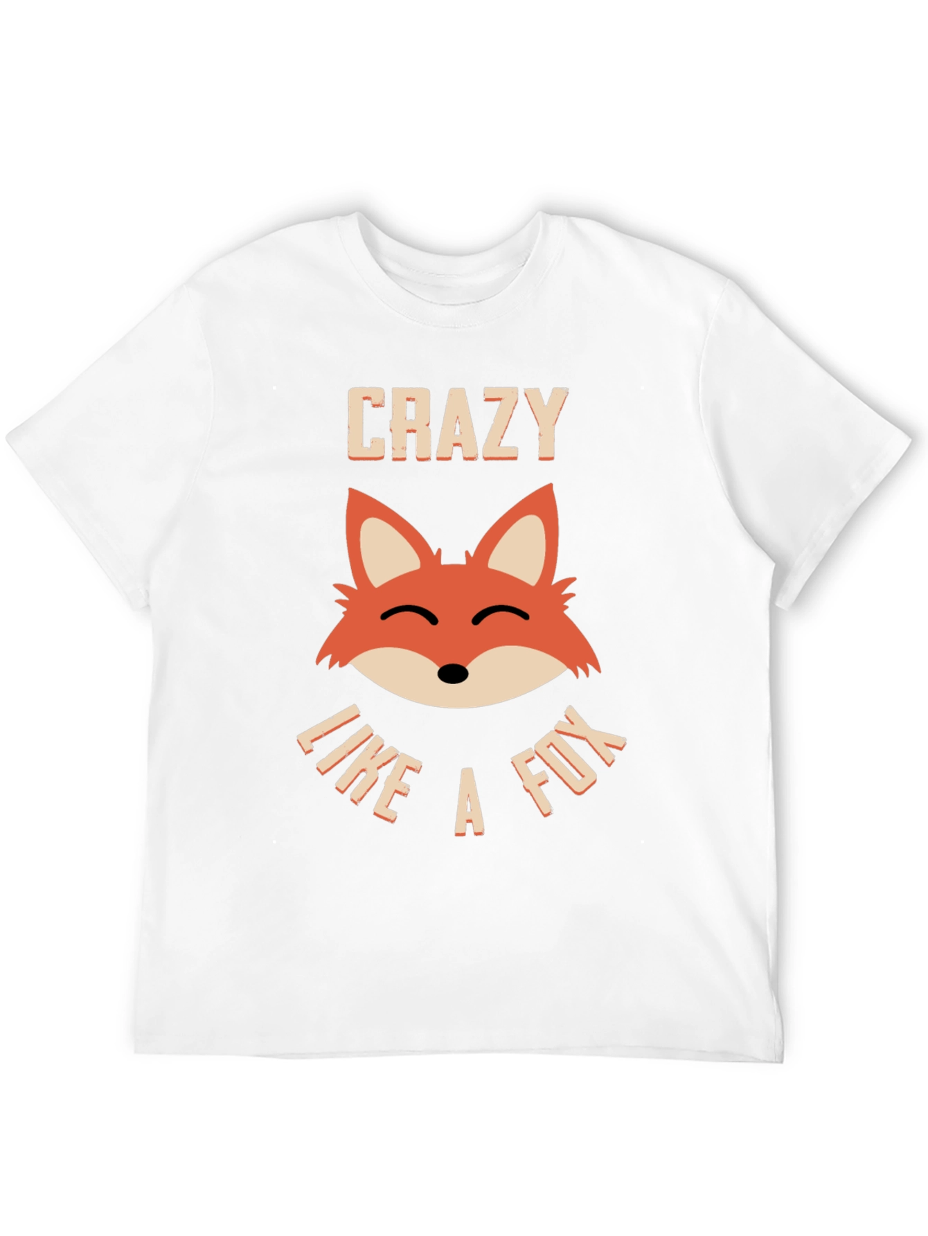 Crazy Like a Fox Graphic T-Shirt - Black