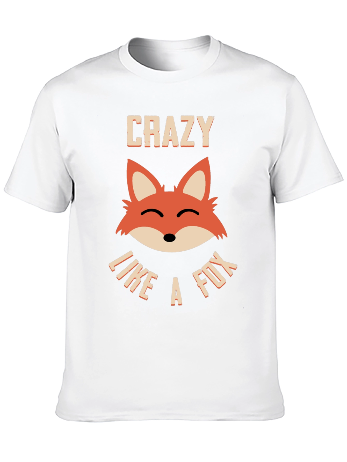 Crazy Like a Fox Graphic T-Shirt - Black