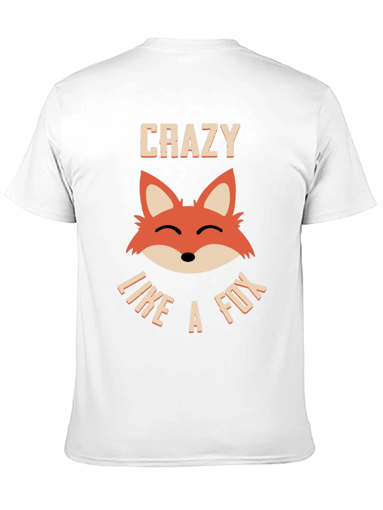 Crazy Like a Fox Graphic T-Shirt - Black