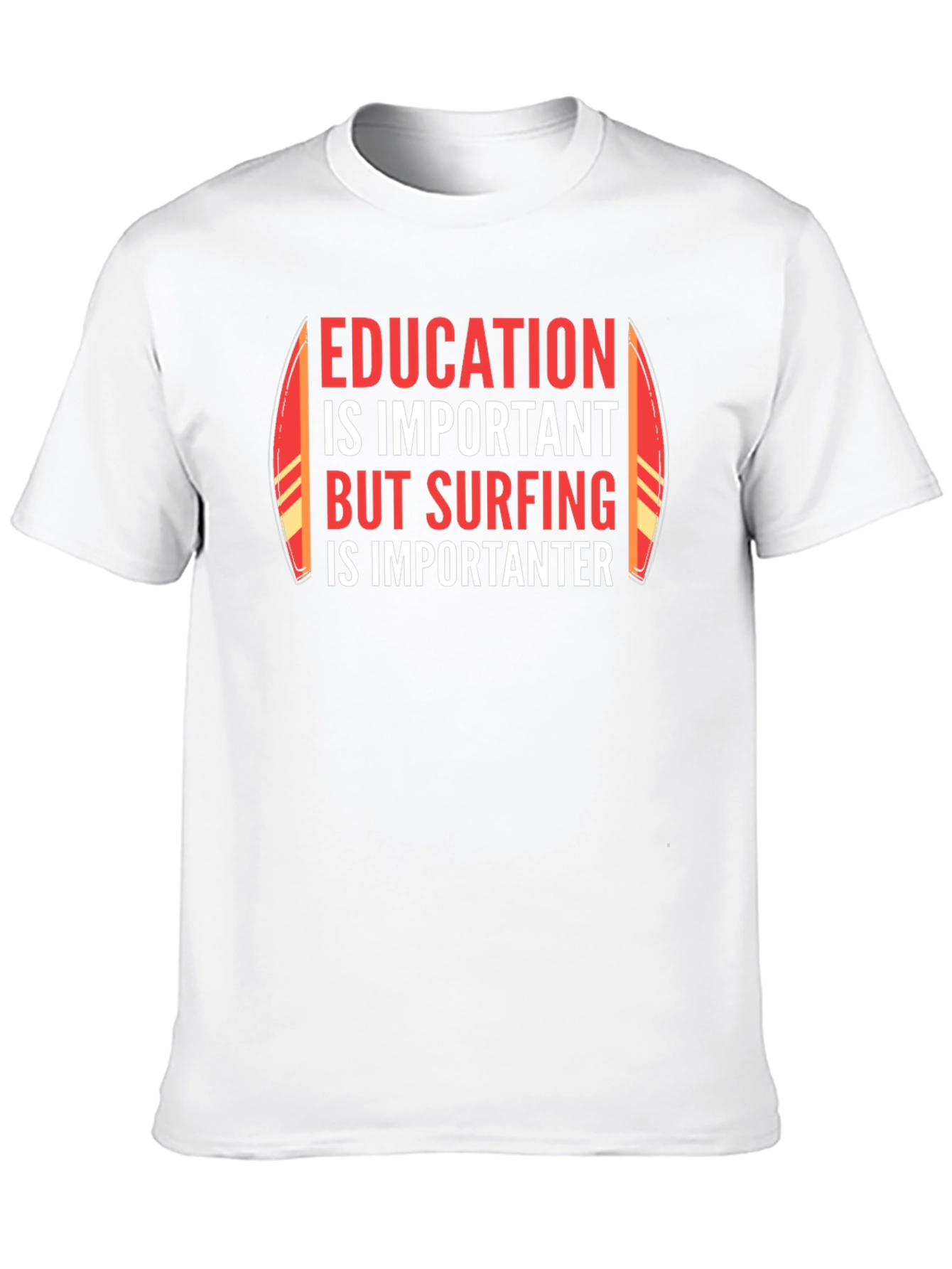 Surfing is Importanter Graphic Tee