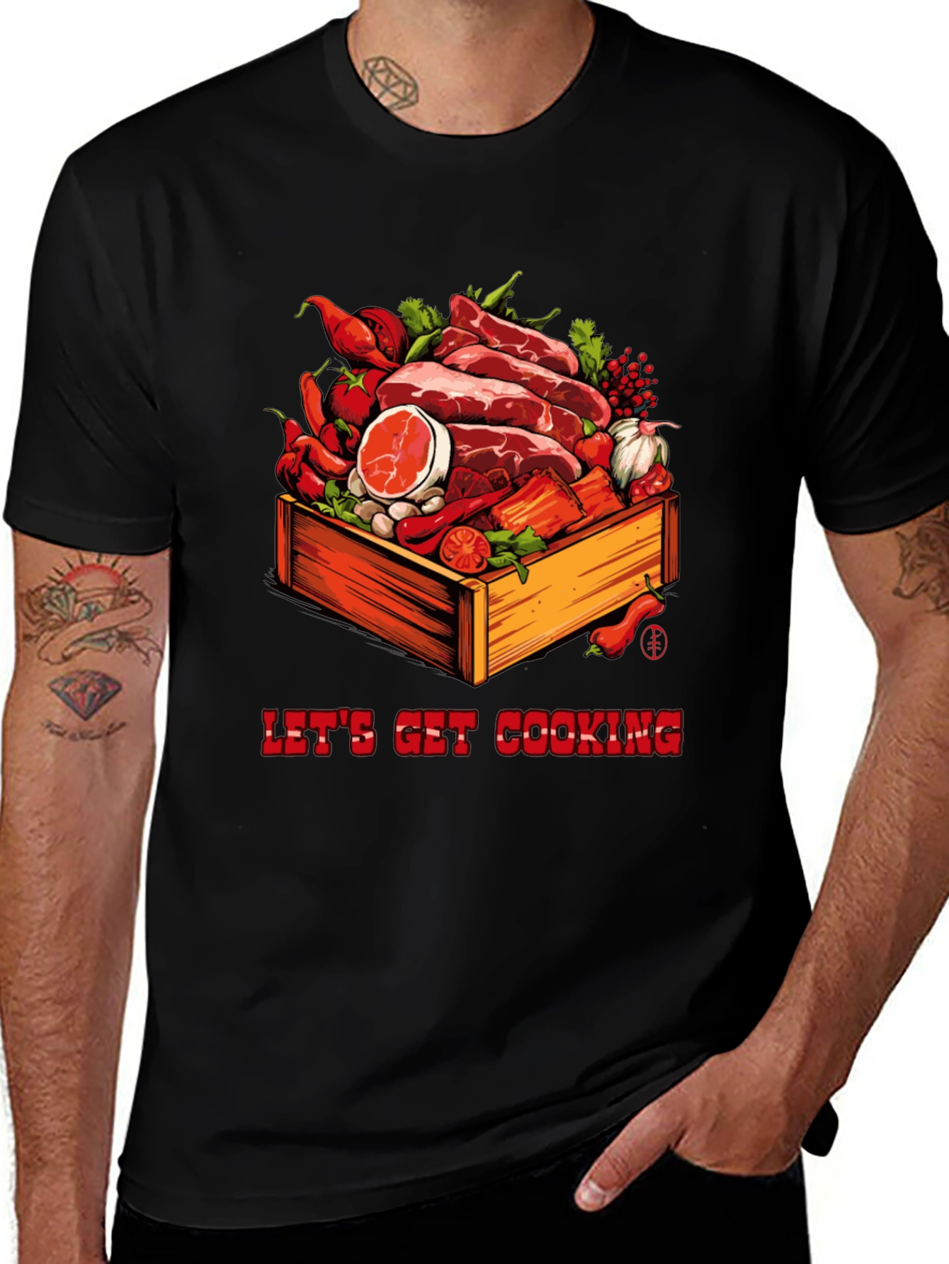 Lets Get Cooking Graphic T-Shirt