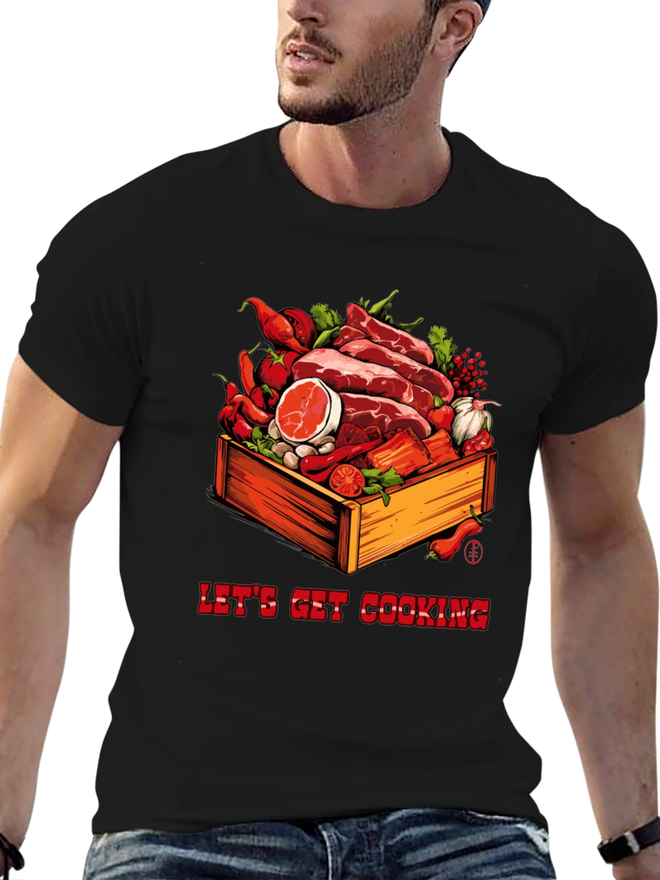 Lets Get Cooking Graphic T-Shirt