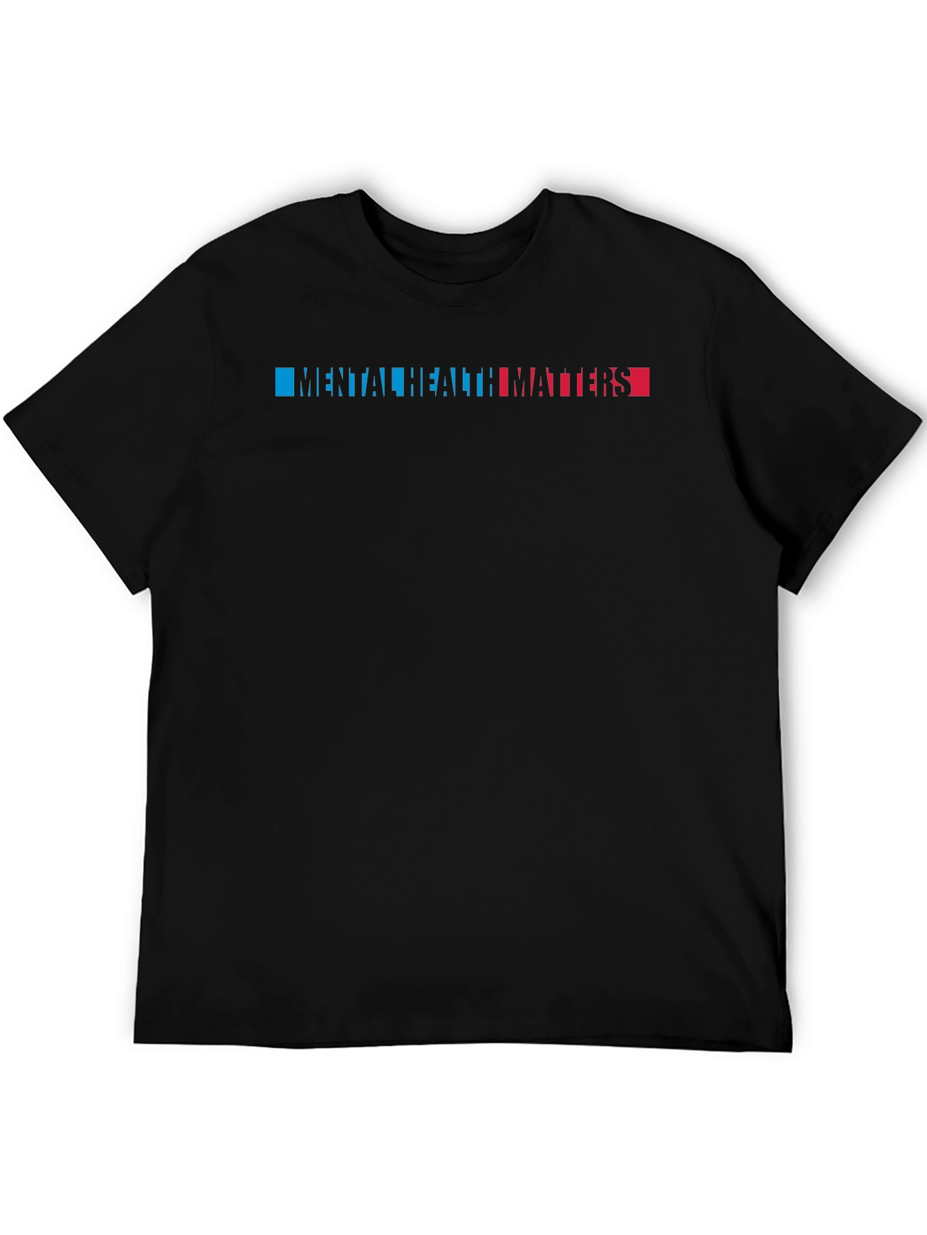 Mental Health Matters Graphic T-Shirt - Black