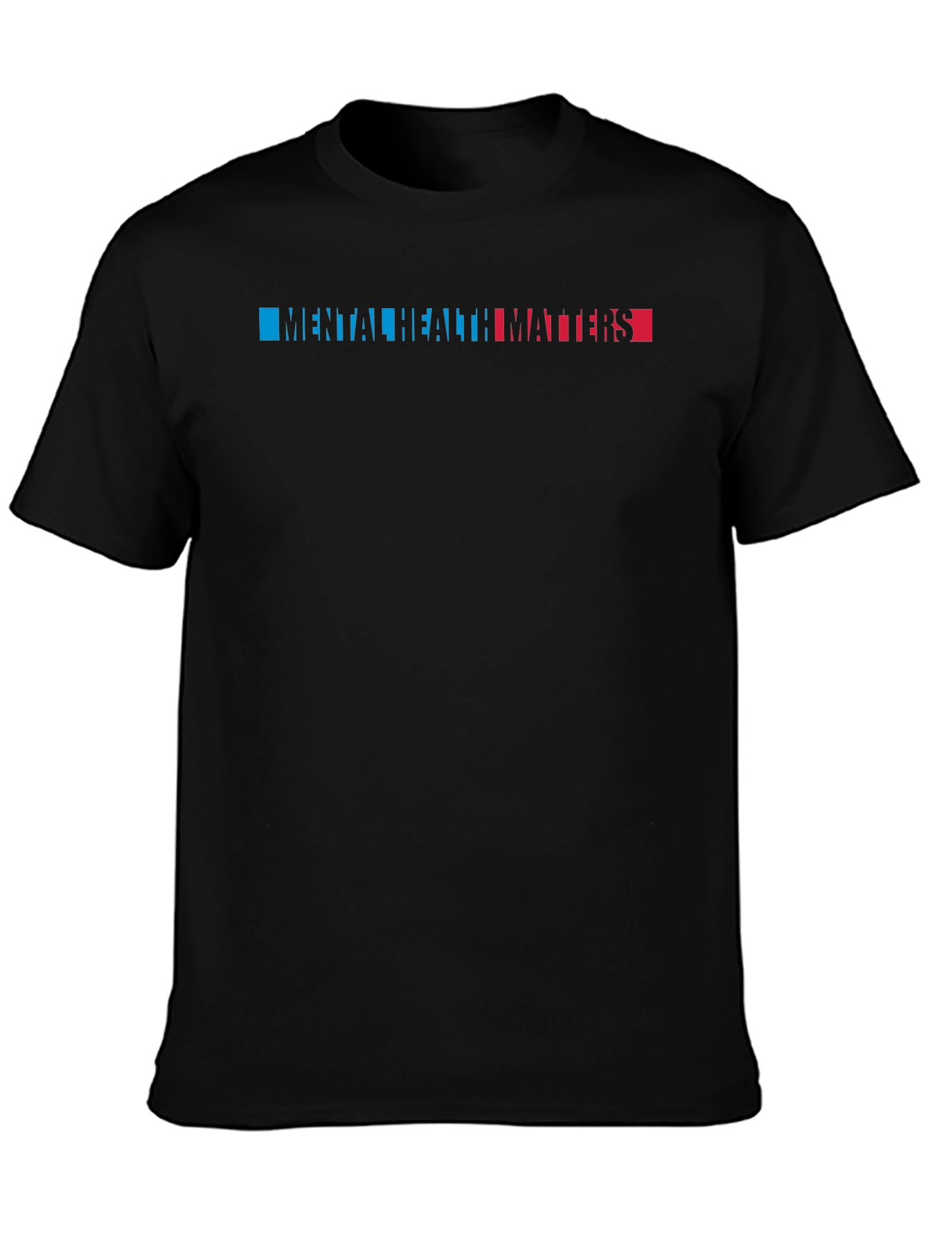 Mental Health Matters Graphic T-Shirt - Black