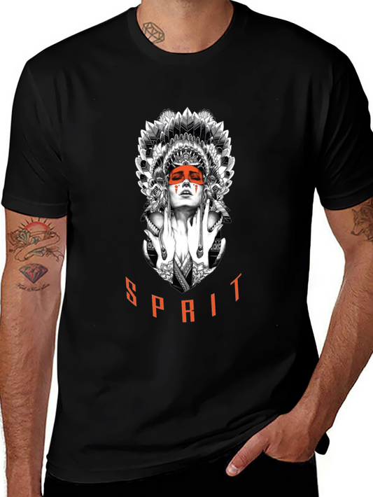 Spirit Graphic T-Shirt - Artistic Menswear