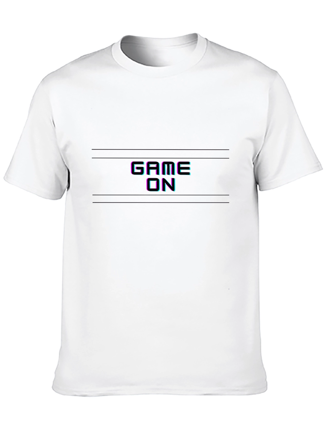 Game On Graphic Tee - Black