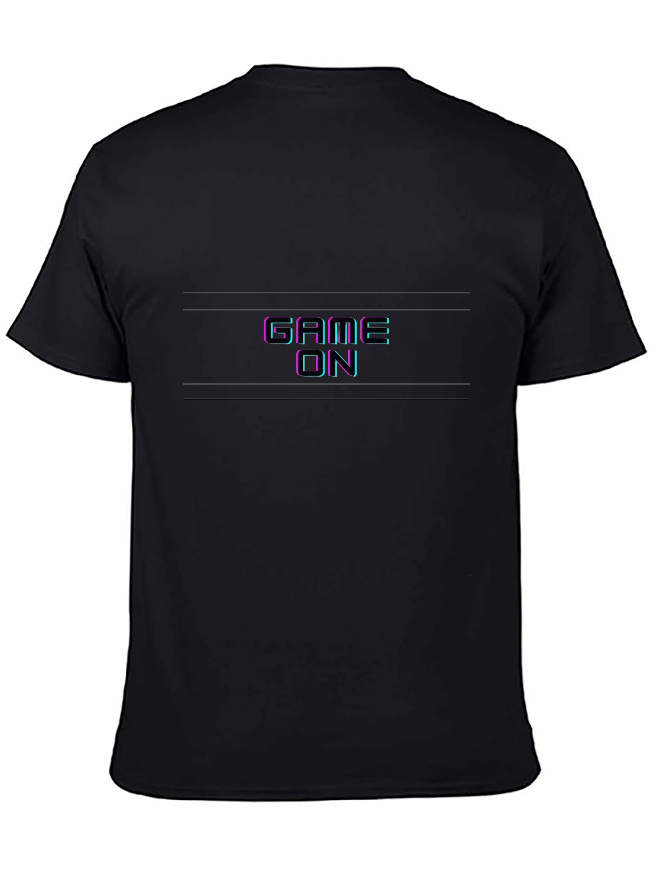 Game On Graphic Tee - Black