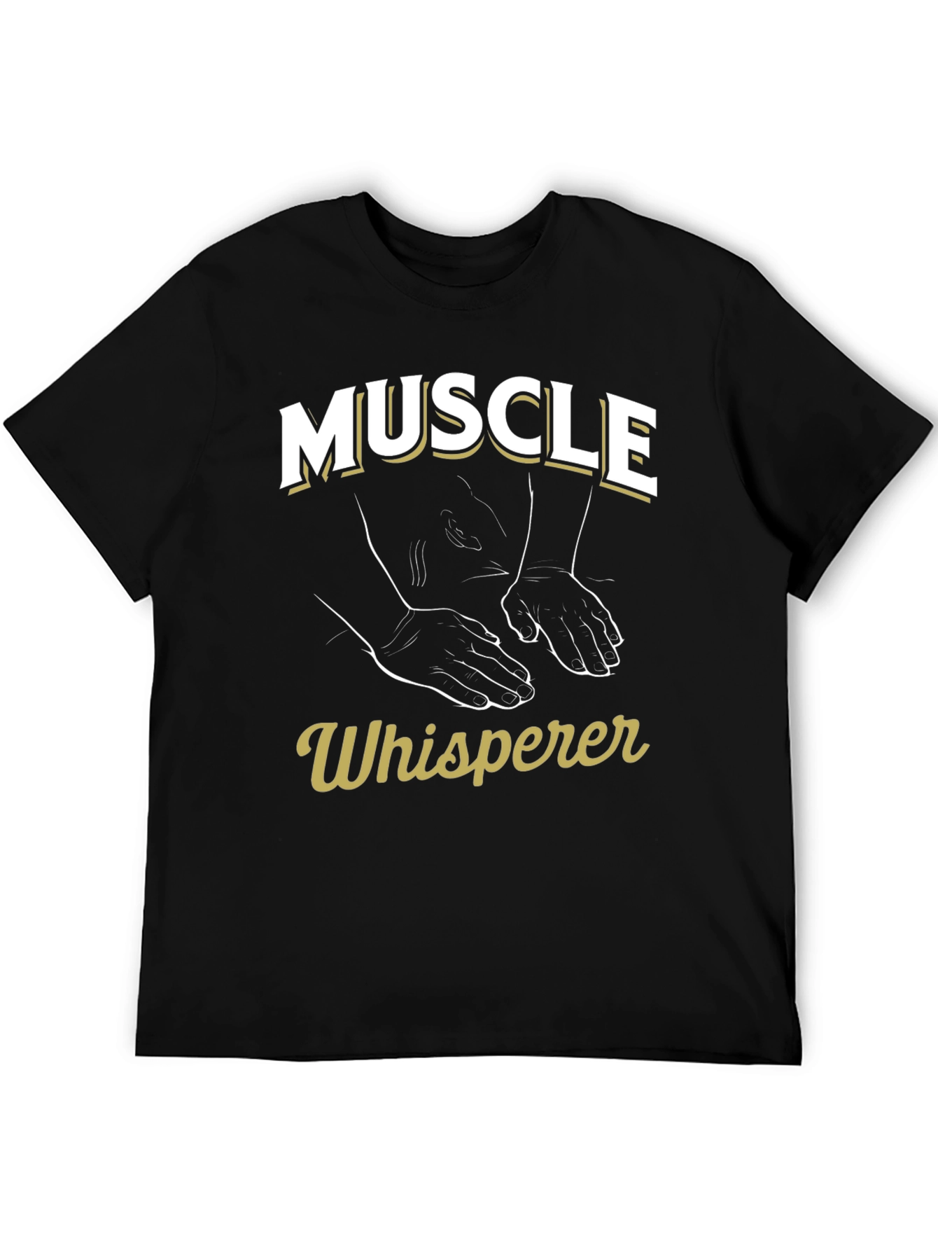 Muscle Whisperer Graphic T-Shirt - Black