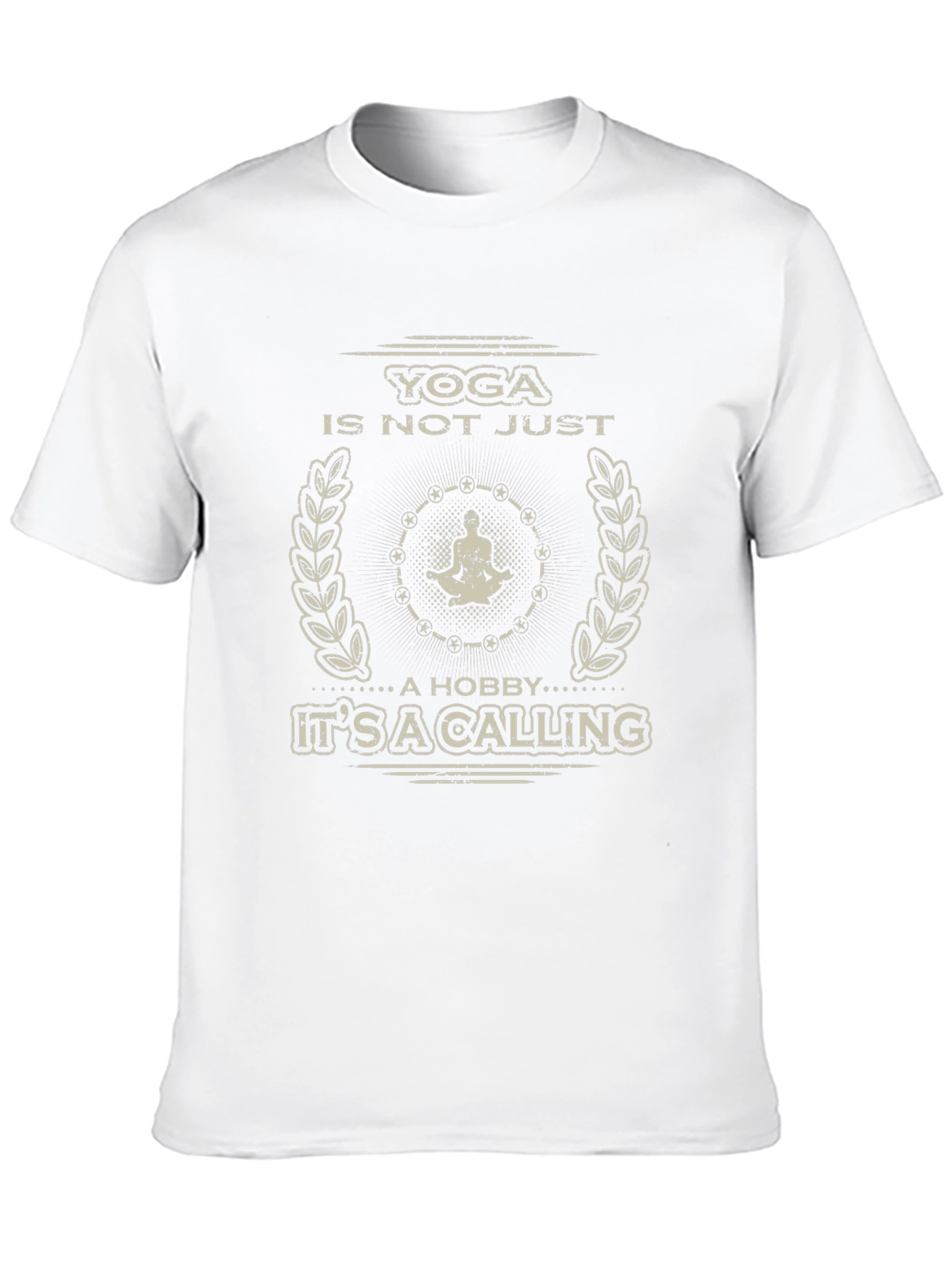 Yoga Is Not Just A Hobby Mens Black T-Shirt
