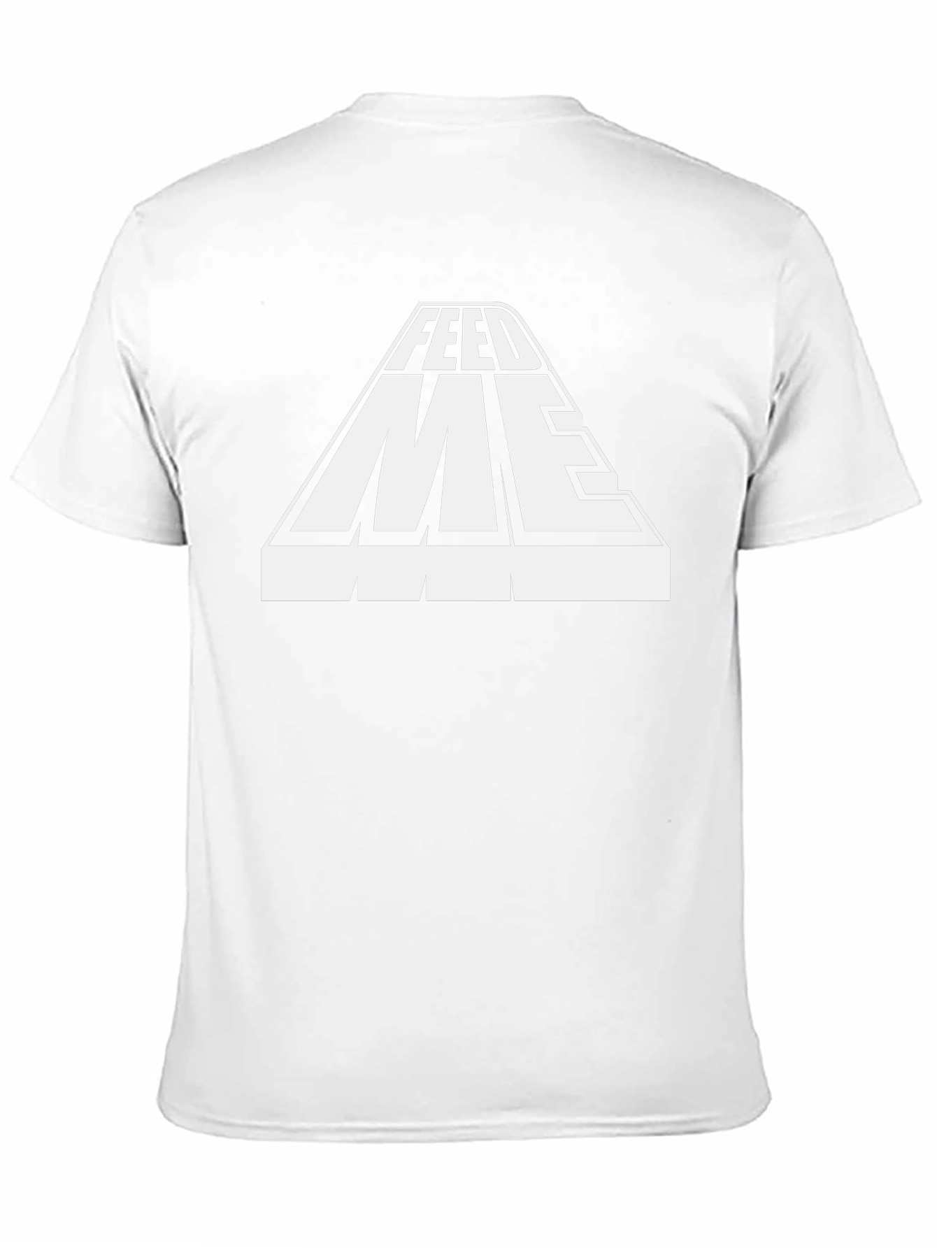 Feed Me Graphic Print Black T-Shirt