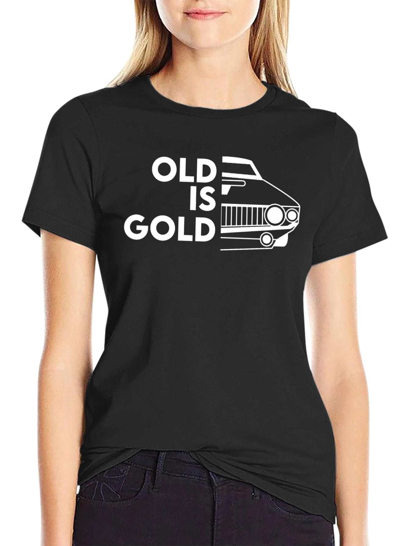 Old Is Gold Classic Car T-Shirt