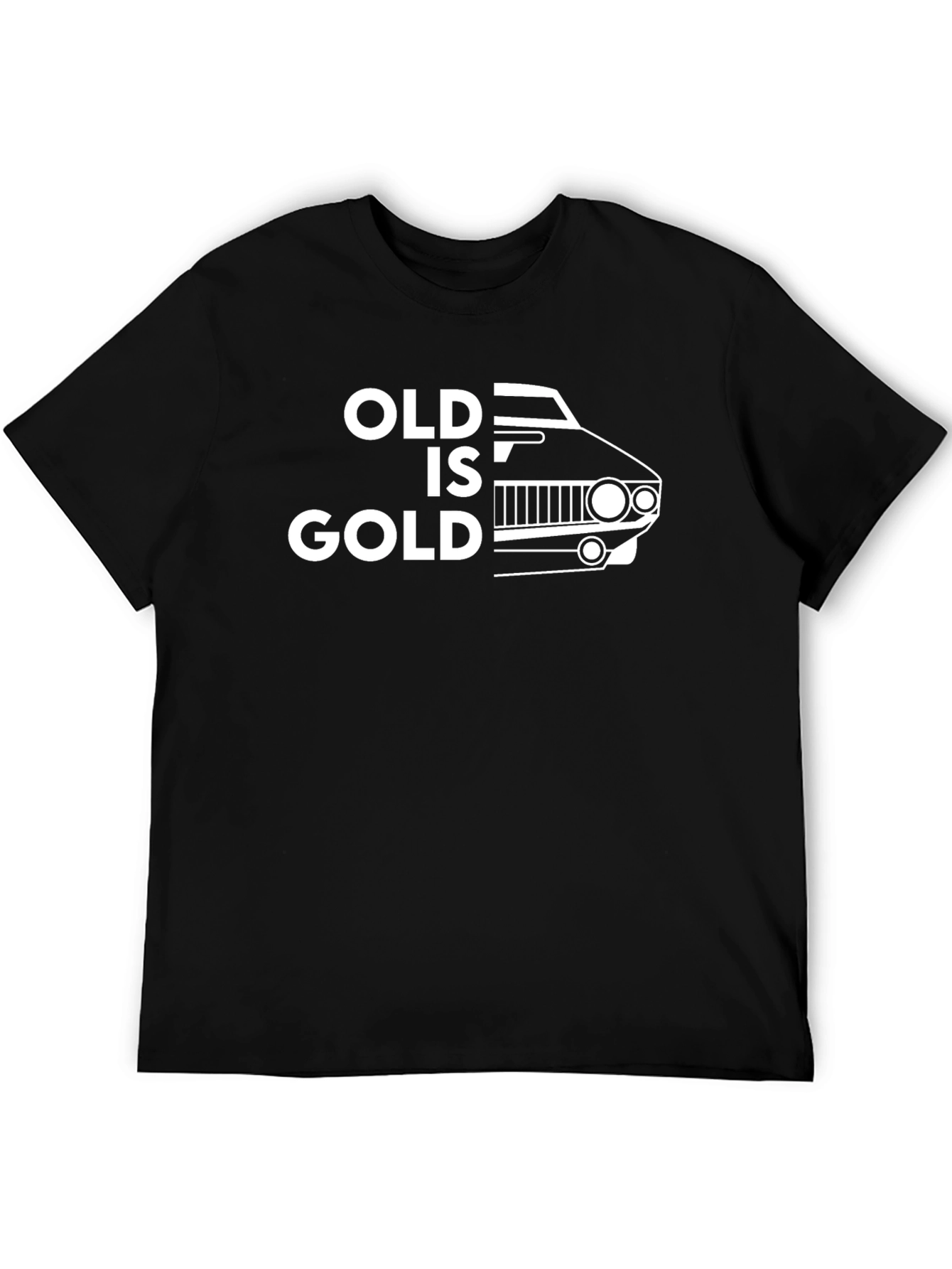 Old Is Gold Classic Car T-Shirt