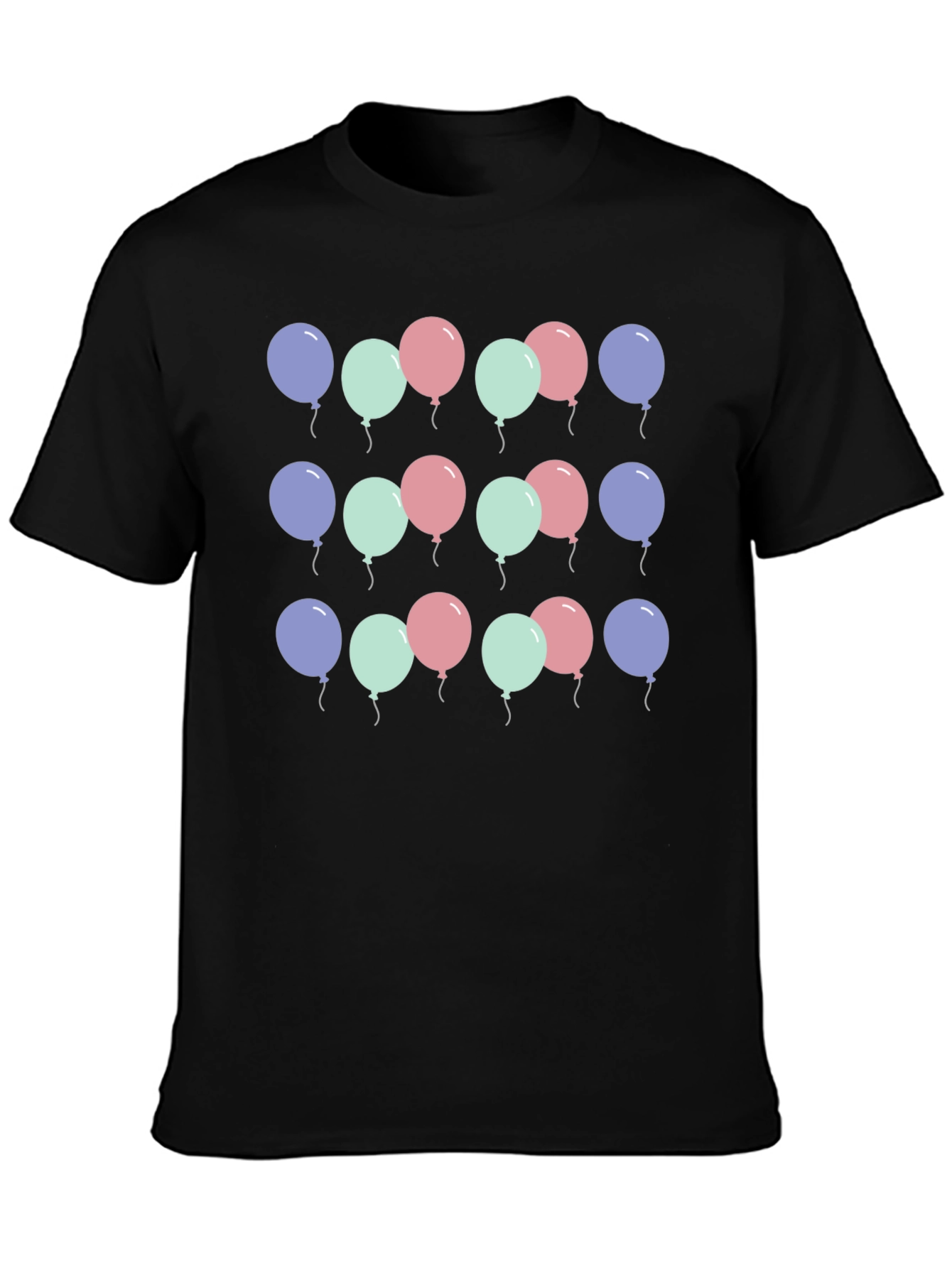 Balloon Pattern Graphic T-Shirt
