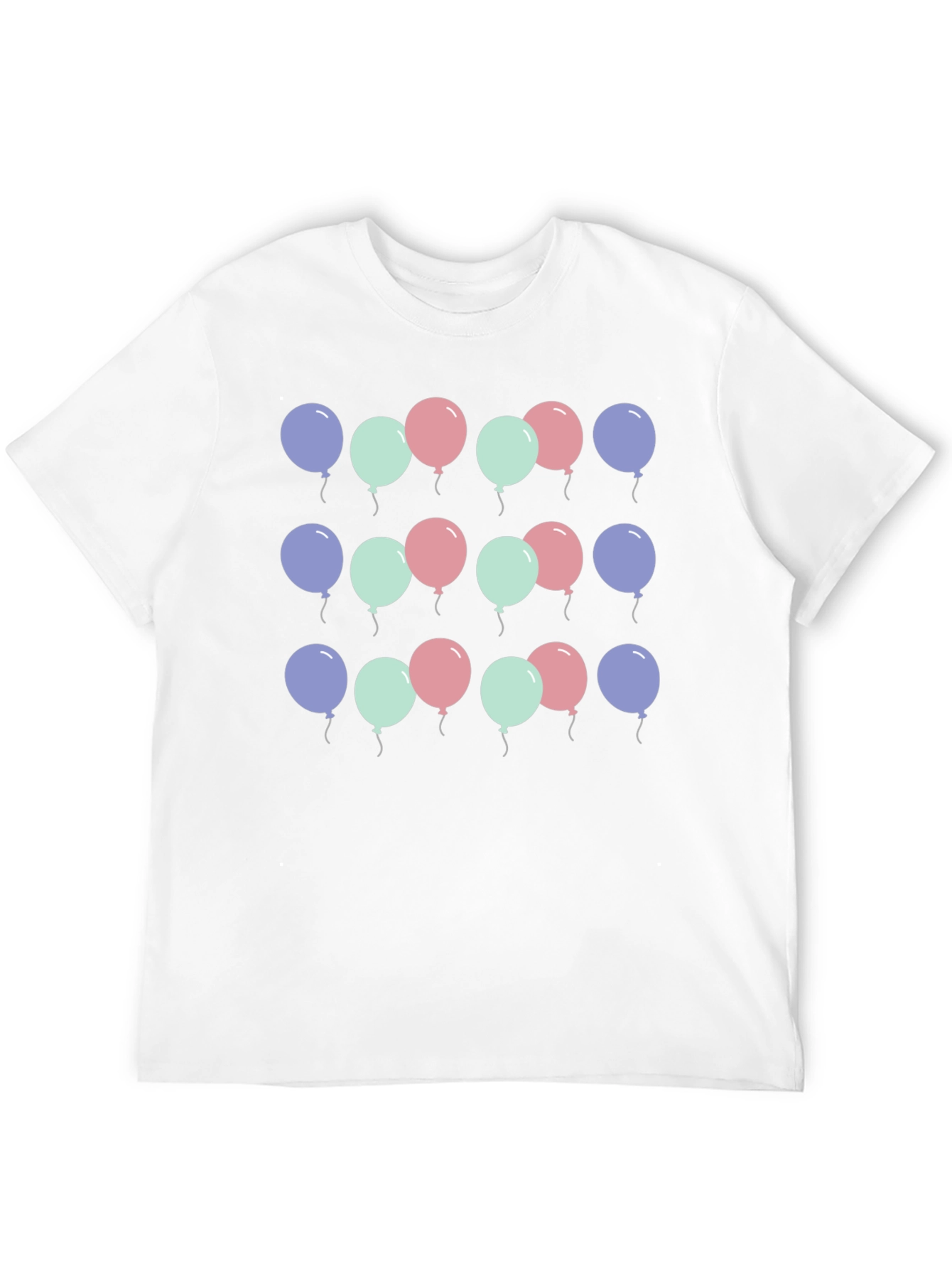 Balloon Pattern Graphic T-Shirt