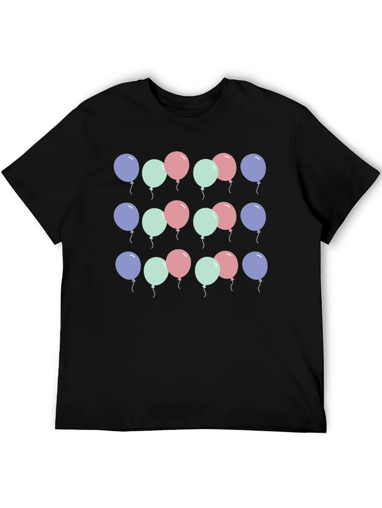 Balloon Pattern Graphic T-Shirt