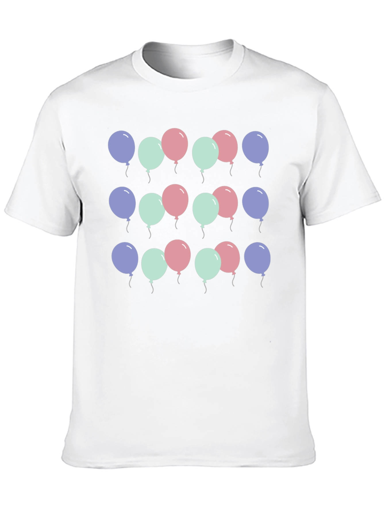 Balloon Pattern Graphic T-Shirt