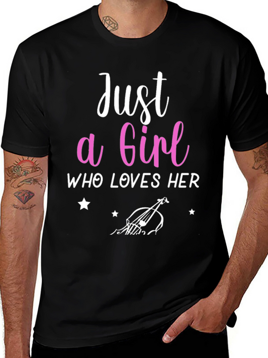 Just a Girl Who Loves Her Cello T-Shirt