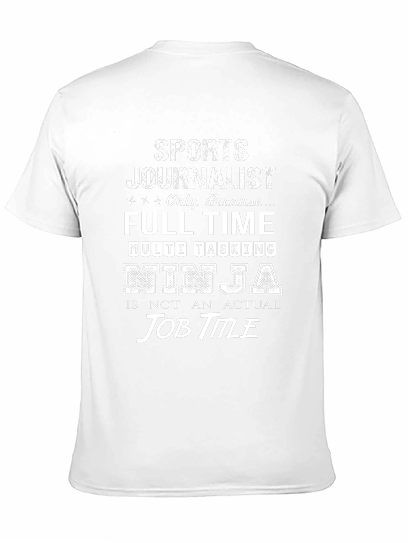 Sports Journalist Ninja T-Shirt