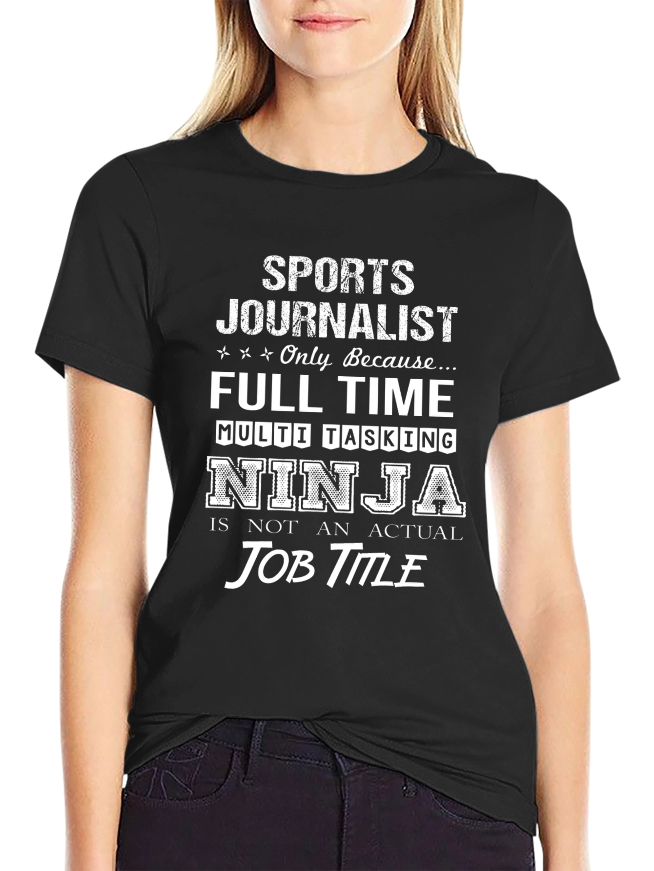 Sports Journalist Ninja T-Shirt