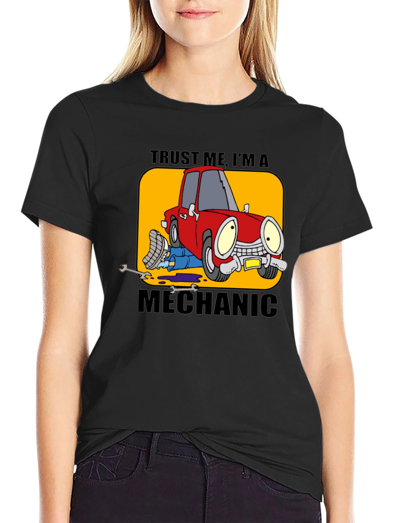 Trust Me Im A Mechanic Funny Car T-Shirt