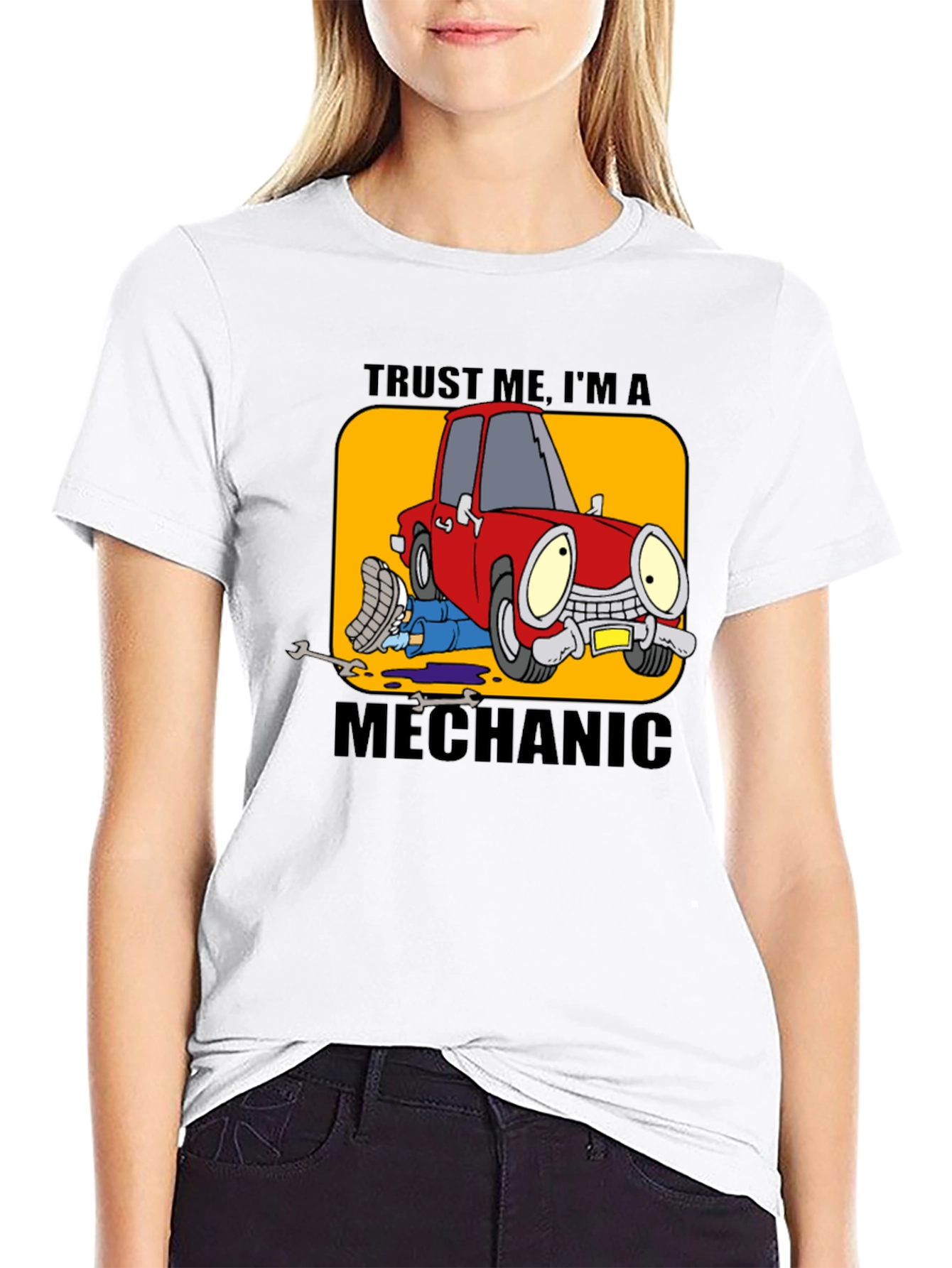 Trust Me Im A Mechanic Funny Car T-Shirt