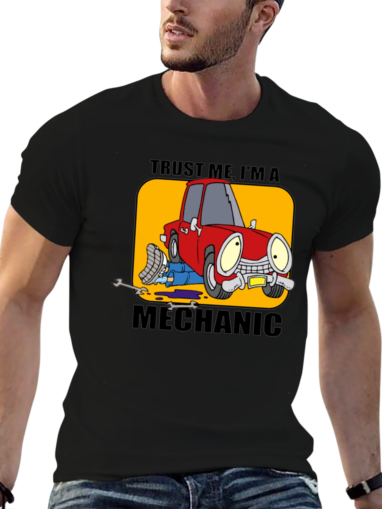 Trust Me Im A Mechanic Funny Car T-Shirt