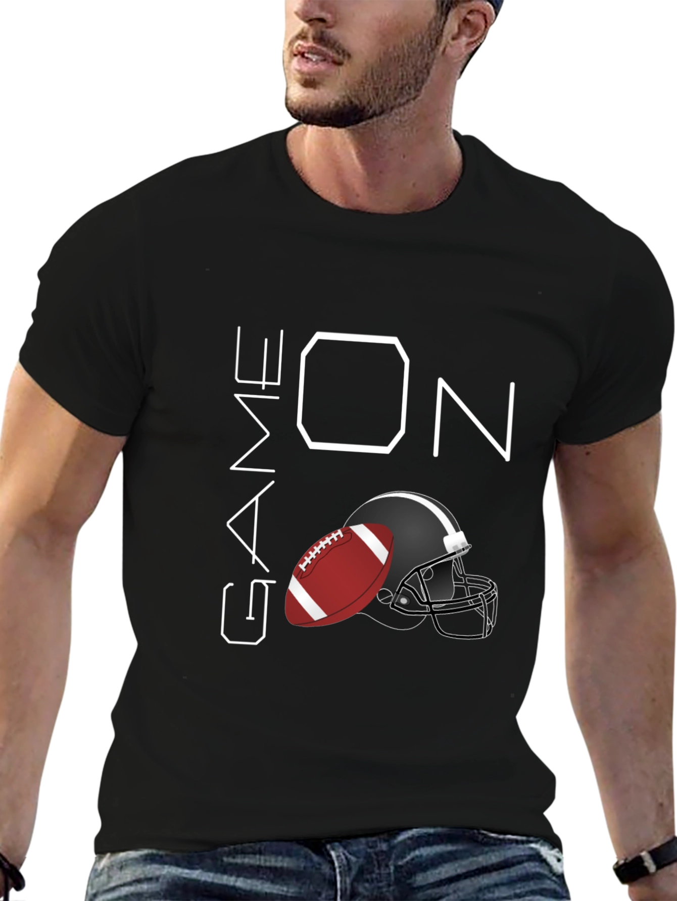 Game On Graphic Tee - Football Season