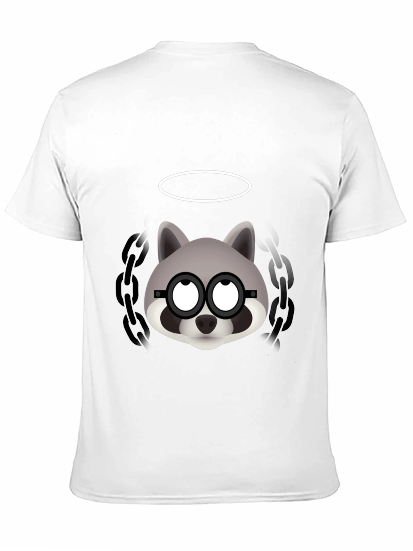 Cool Raccoon Graphic Tee - Mens Black T-Shirt
