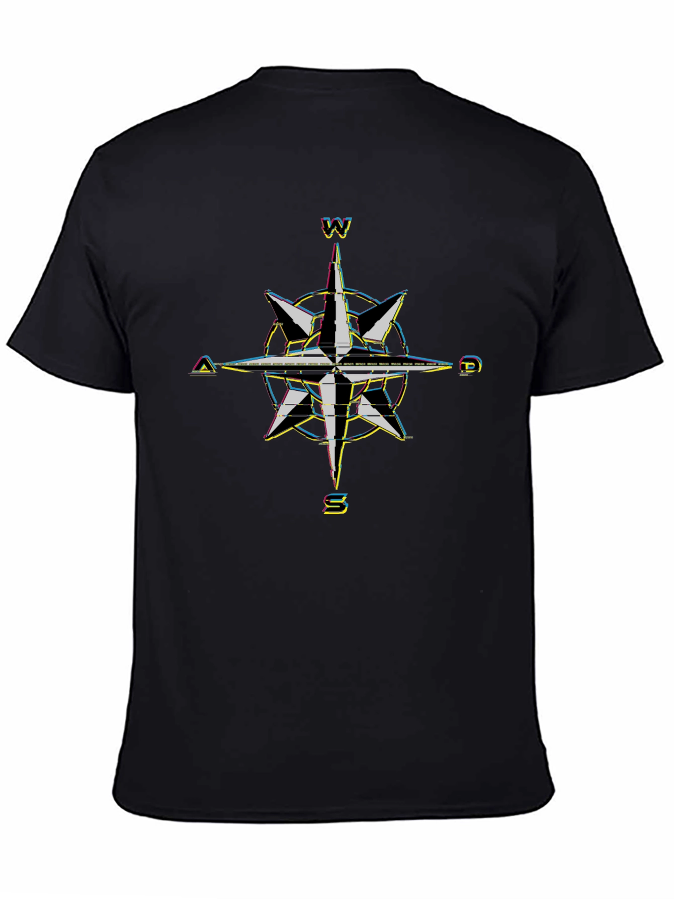 Compass Rose Graphic Tee - Black T-Shirt