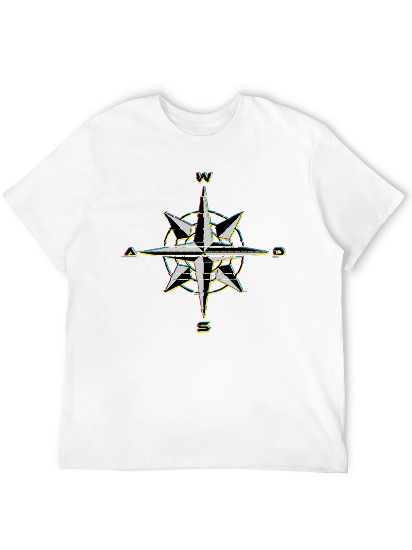 Compass Rose Graphic Tee - Black T-Shirt