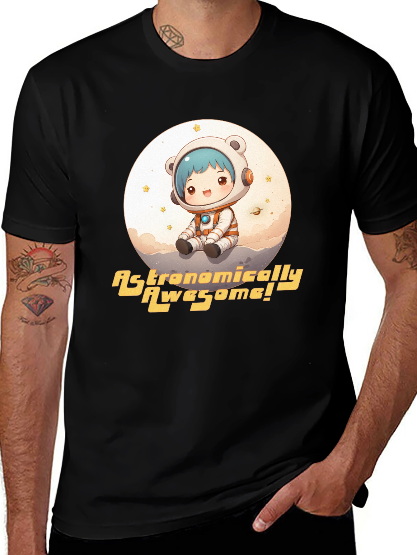 Astronaut Bear T-Shirt - Cosplay Style