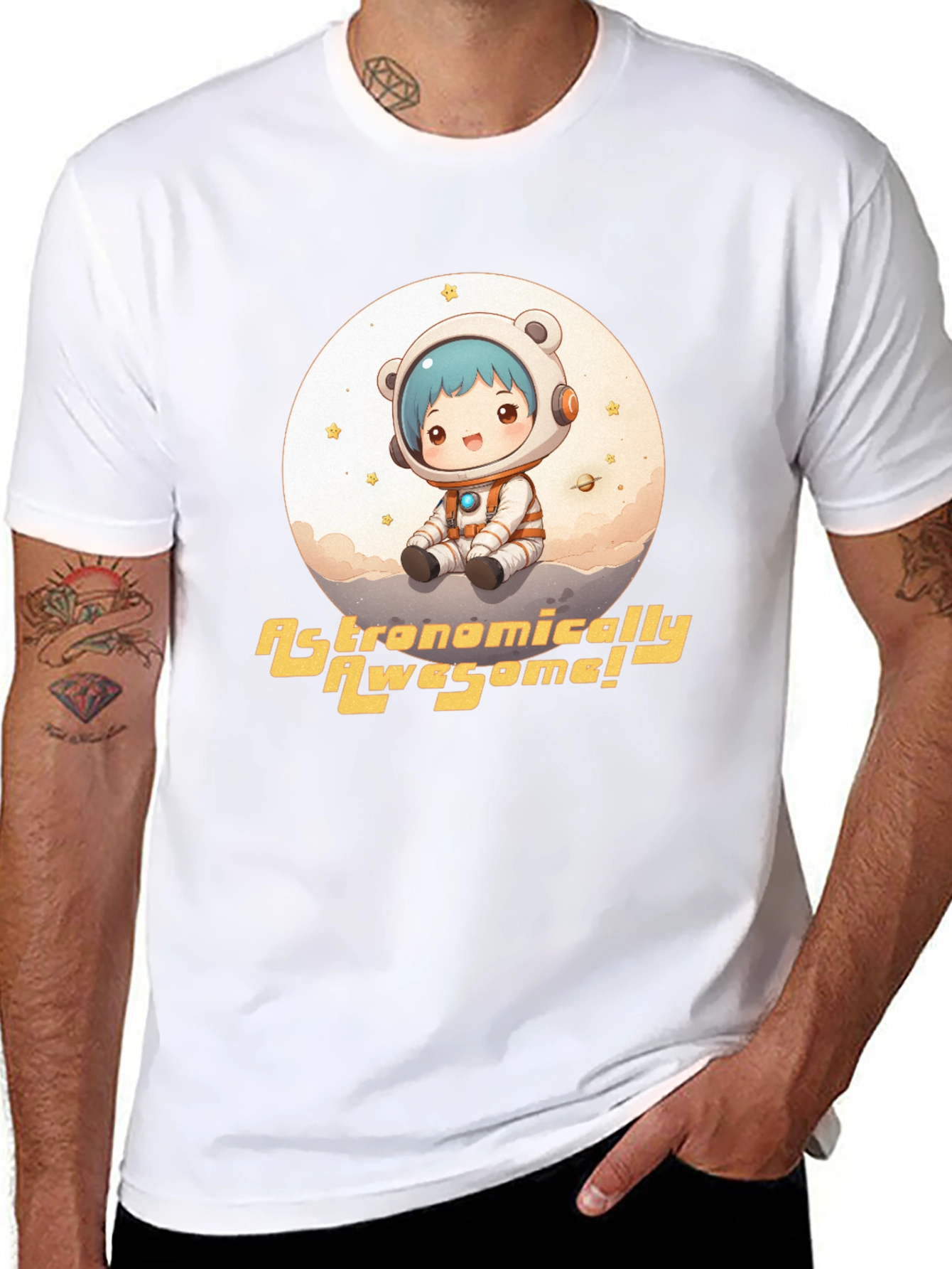 Astronaut Bear T-Shirt - Cosplay Style