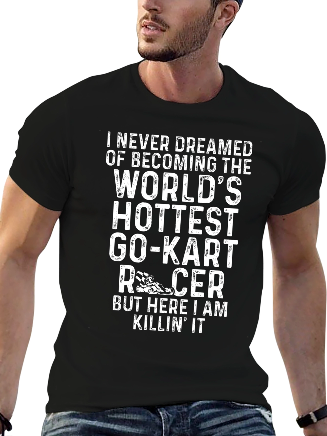 Worlds Hottest Go-Kart Racer Graphic T-Shirt