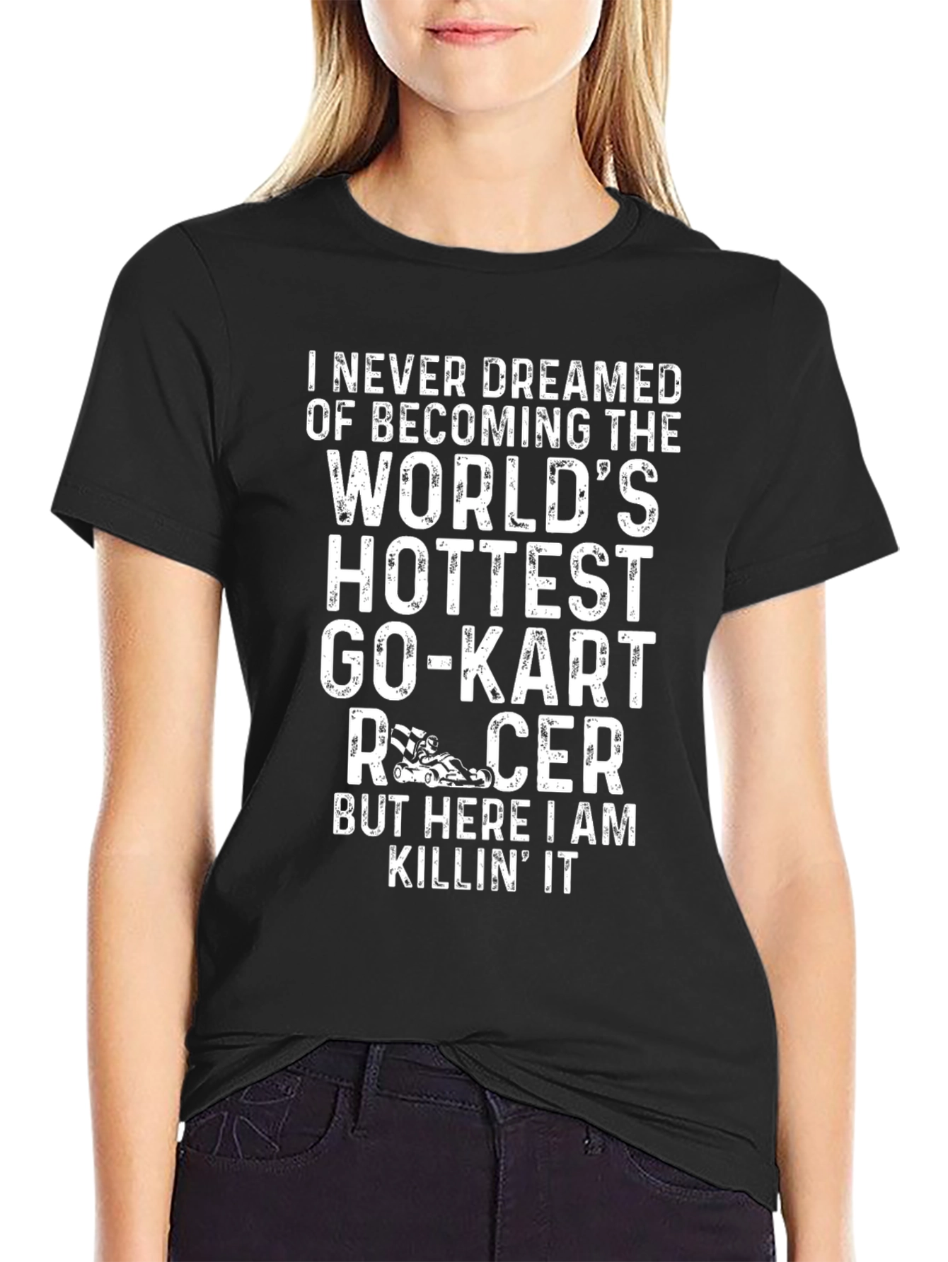 Worlds Hottest Go-Kart Racer Graphic T-Shirt