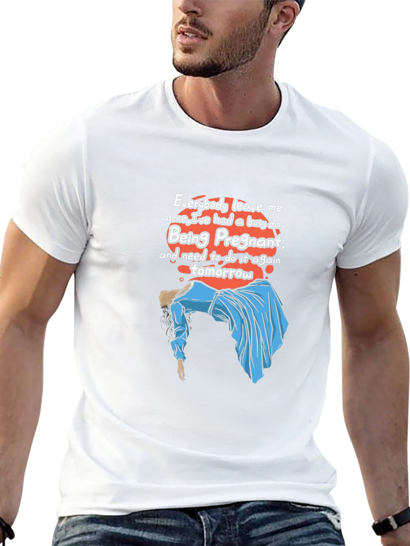 Pregnancy Humor Graphic Tee - Unisex