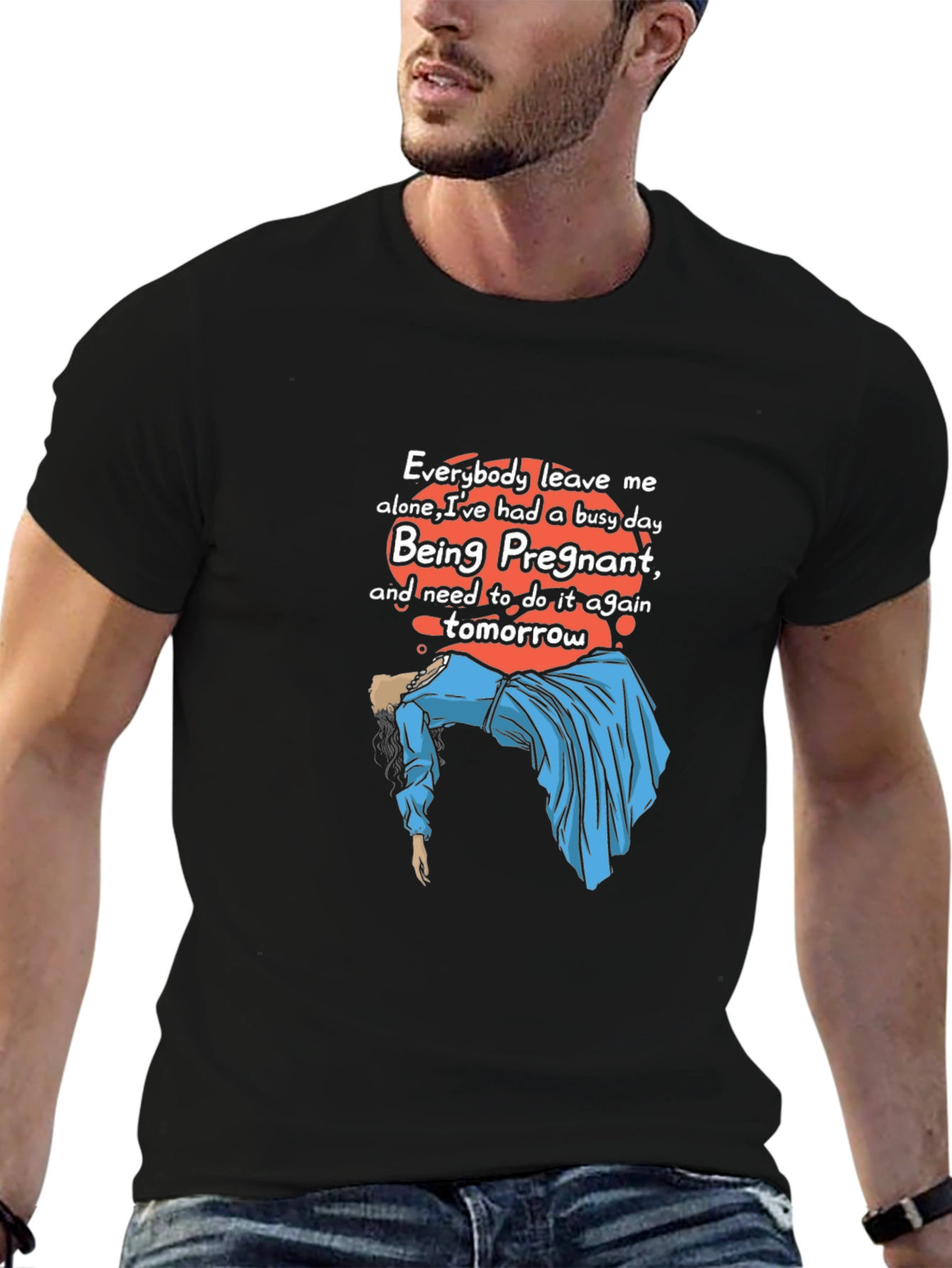 Pregnancy Humor Graphic Tee - Unisex