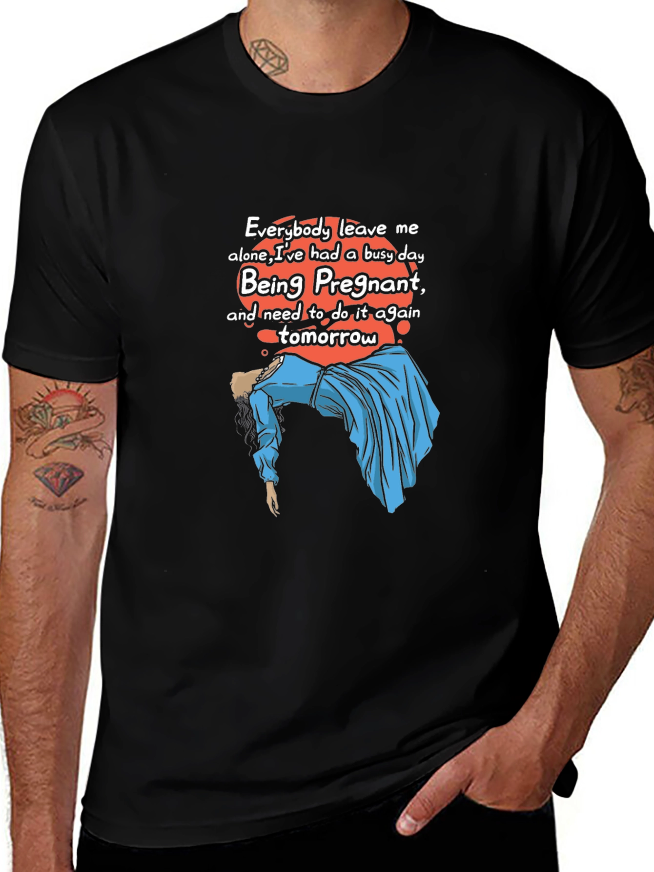 Pregnancy Humor Graphic Tee - Unisex