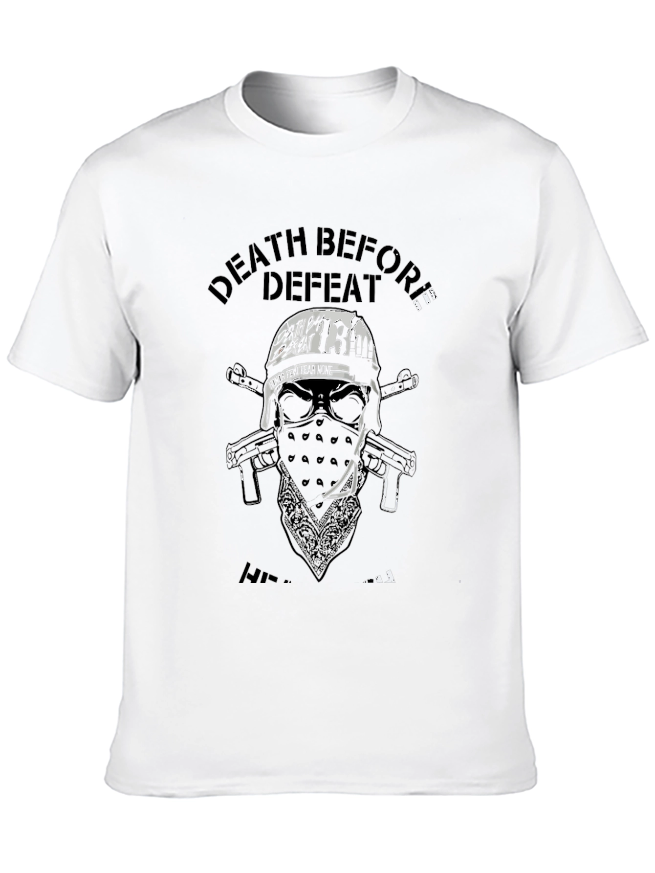Death Before Defeat Graphic T-Shirt