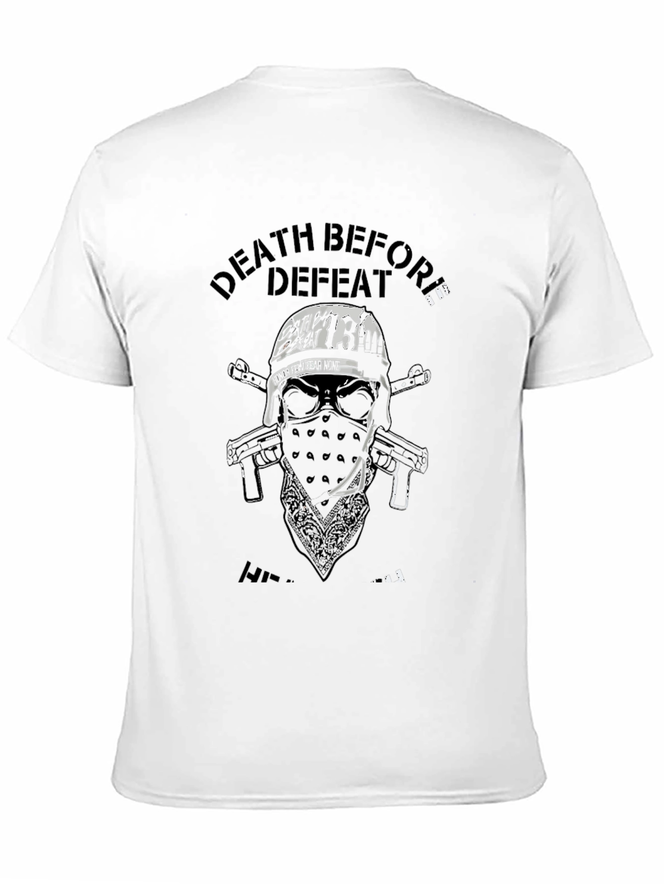 Death Before Defeat Graphic T-Shirt