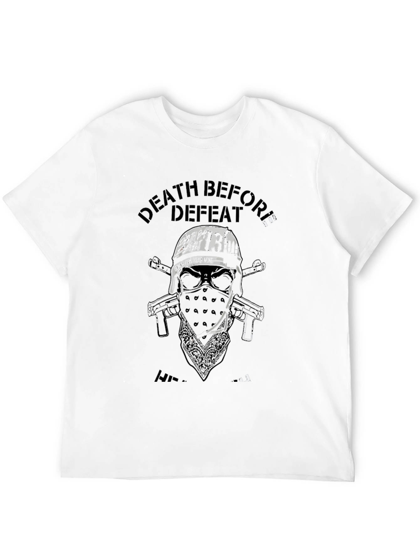 Death Before Defeat Graphic T-Shirt