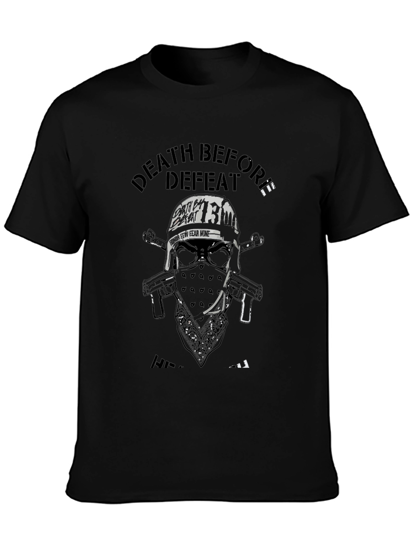 Death Before Defeat Graphic T-Shirt