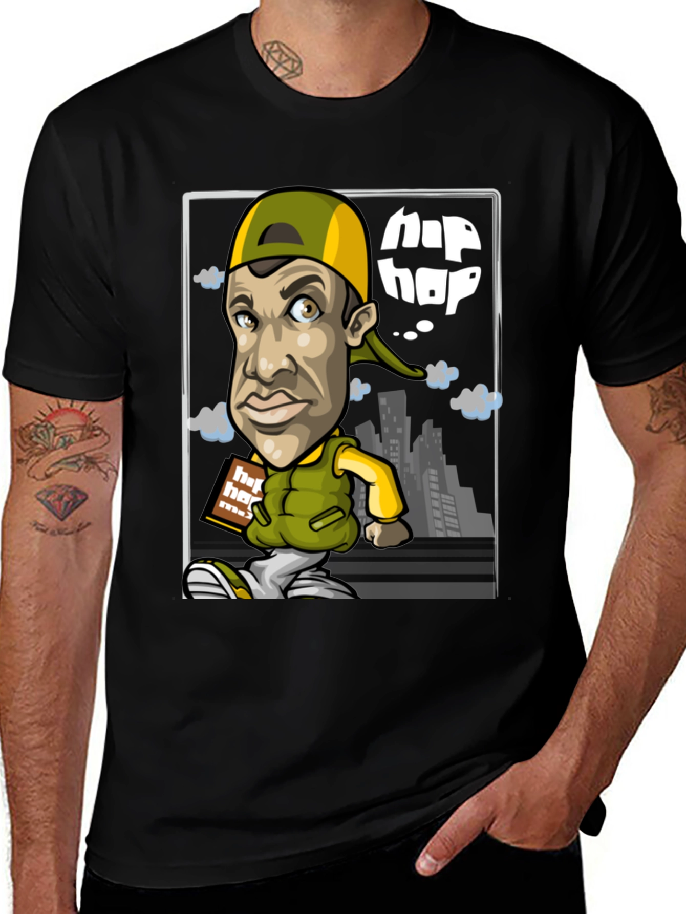 Hip Hop Style Graphic Tee - Urban Cool