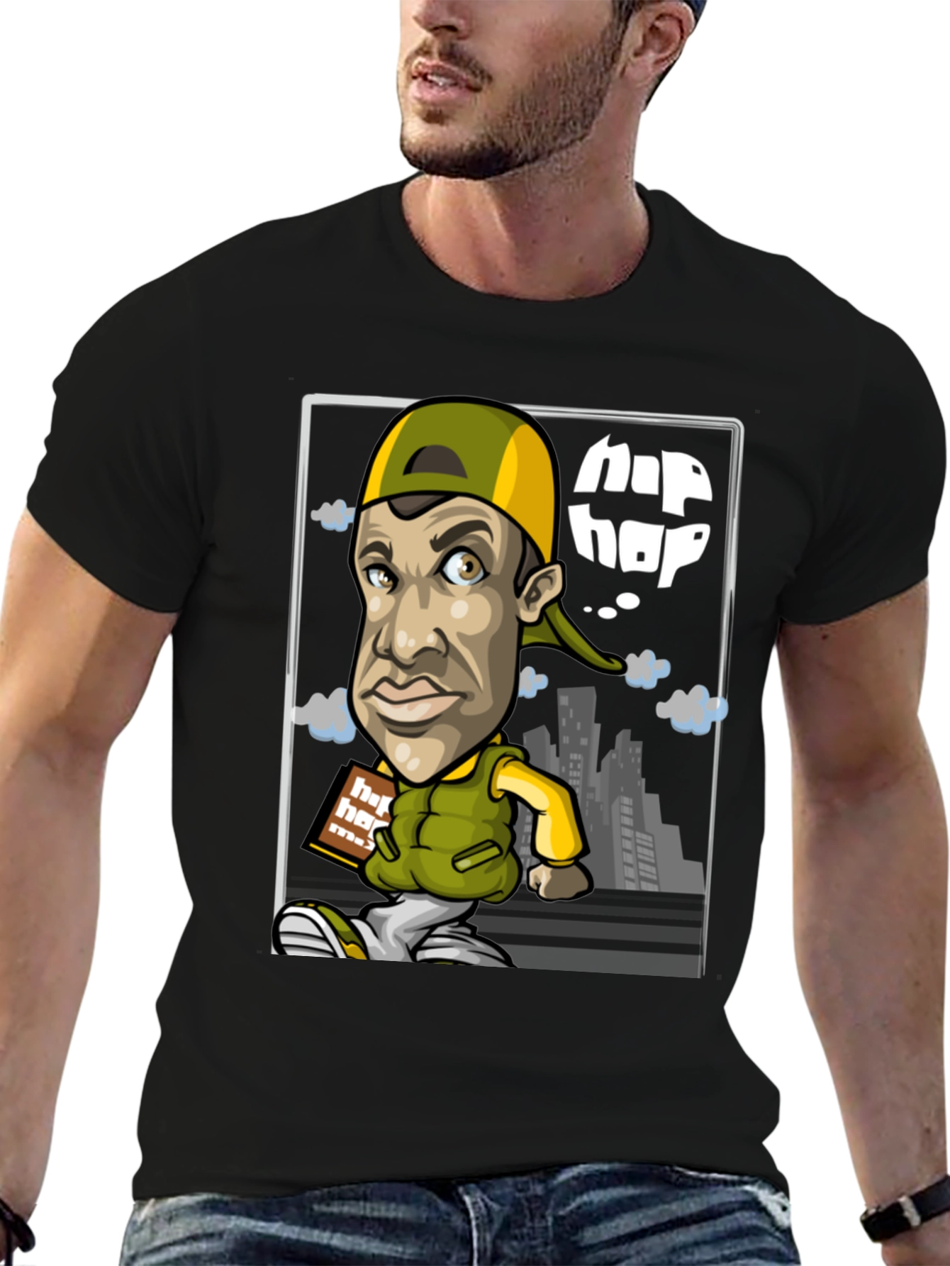 Hip Hop Style Graphic Tee - Urban Cool