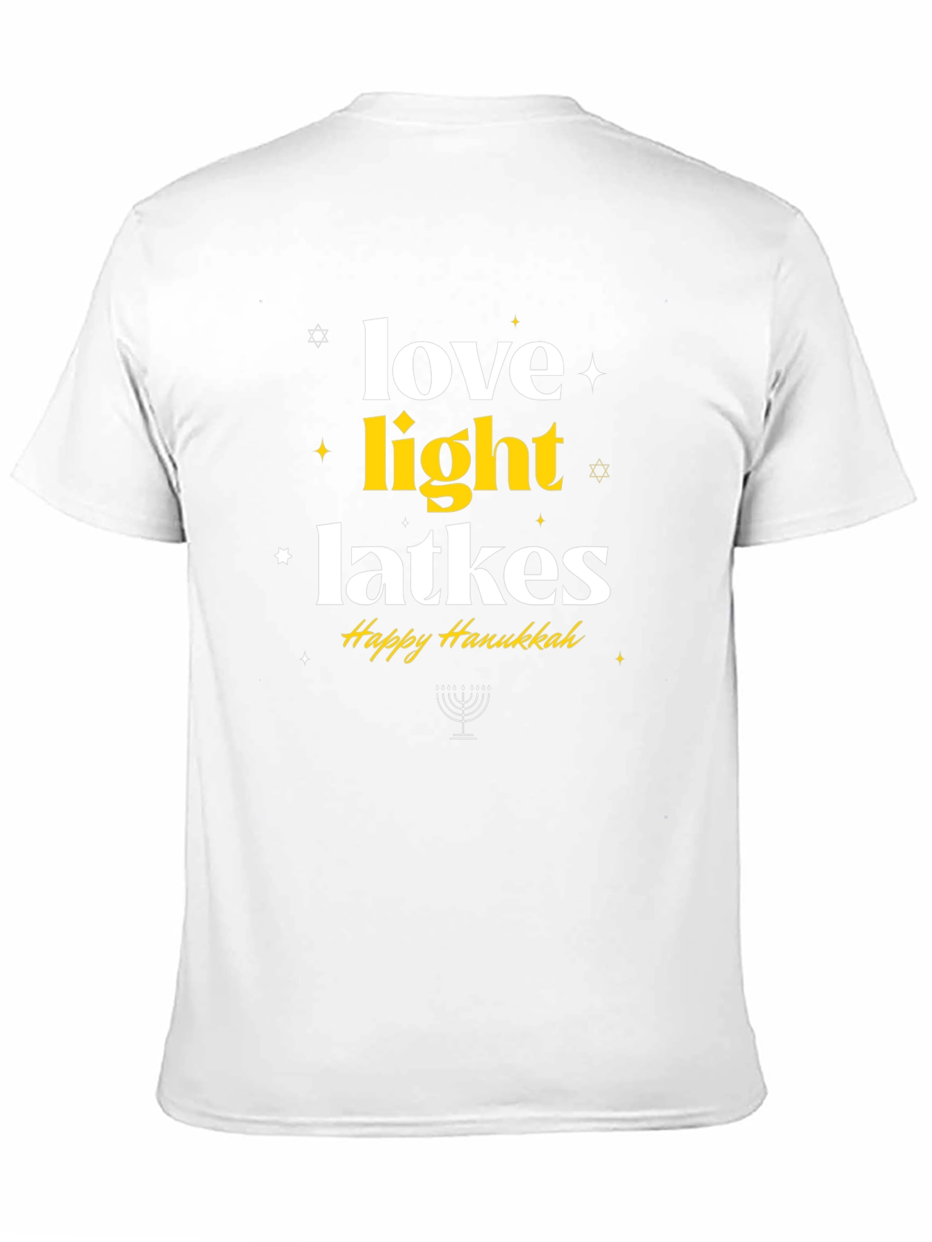 Love Light Latkes Happy Hanukkah T-Shirt